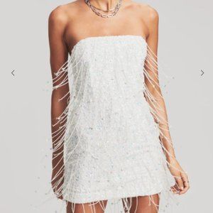 HEATHER SEQUIN STAR FRINGE DRESS